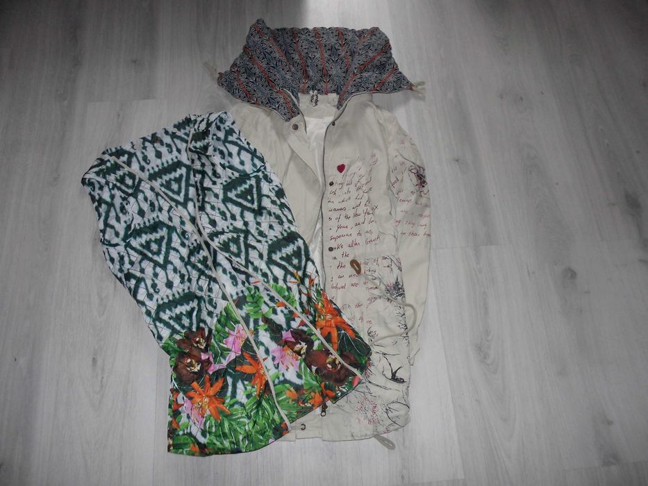 Desigual Abrig Laura Płaszcz Damski Parka + Podszewka 36 /S