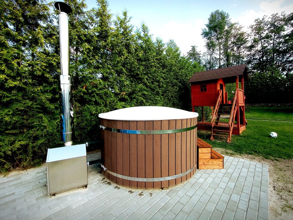 Domek nad jeziorem Rajgrodzkim + Balia + Deski sup