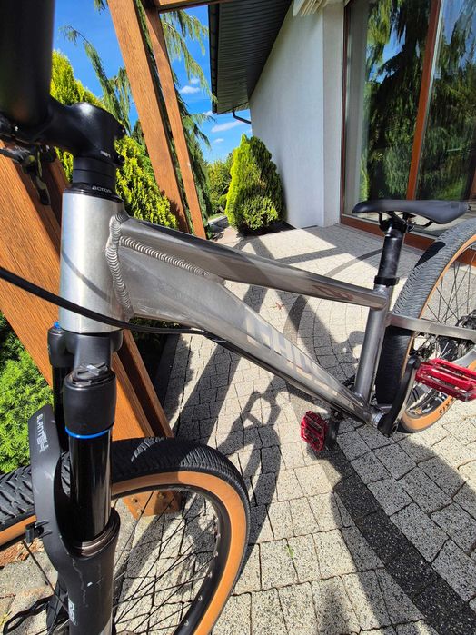 Rower GHOST Nirvana 4X, GWARANCJA, Raw Silver, Pumptrack Dirt 4X