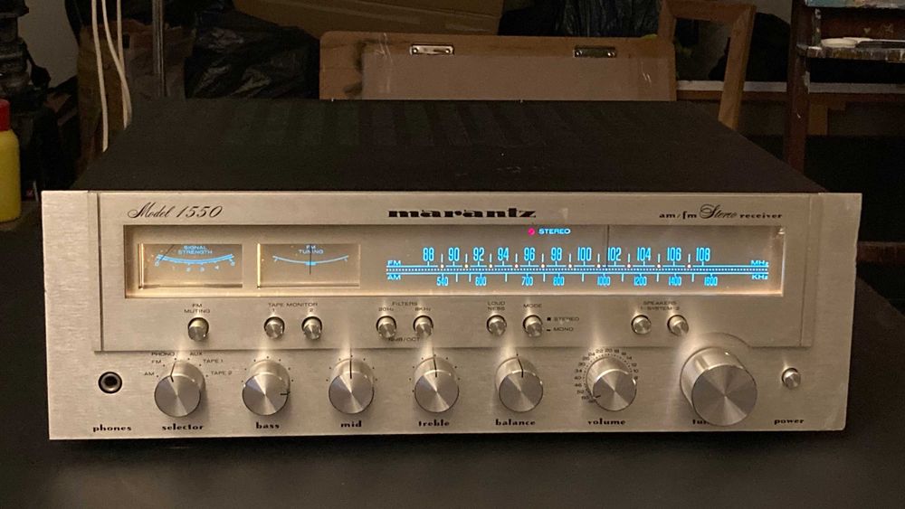 Marantz 1550 wzmacniacz amplituner hi-end 1978 vintage DO RENOWACJI