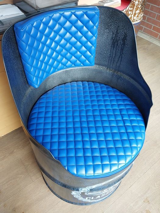 Beczka fotel prezent 200L ręczne malowanie custom classic car hot rod