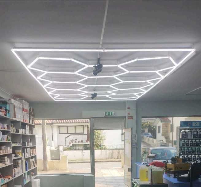 CONJ. CANDEEIRO DE TECTO HEXAGONAIS- REF: 54805