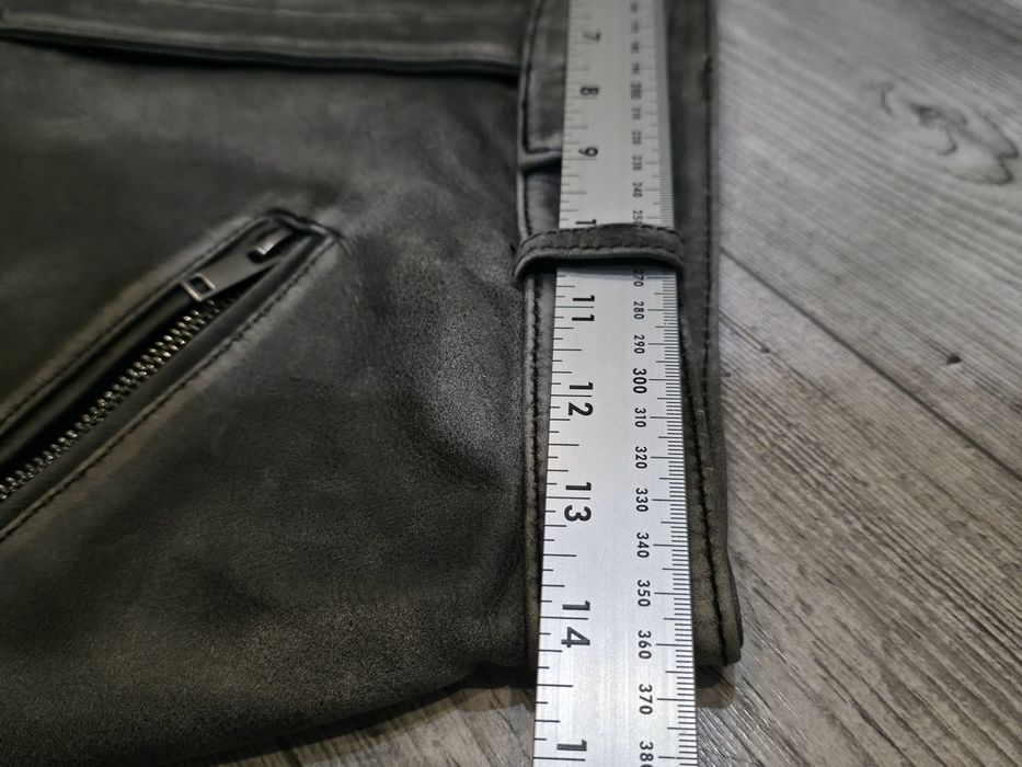 H&M Studio Innovation шкіряні брюки штани зі шкіри байкерські штани