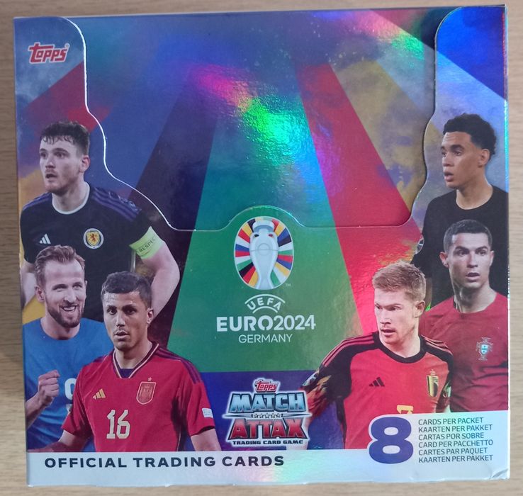 EURO 2024 oryginalny box,  saszetki, nowy, match Attax