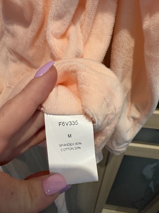 Morelowy nowy dres welurowy bluzka spodnie rozm 38/40