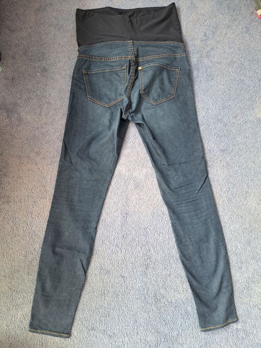 Spodnie ciążowe H&M 34 mama super skinny high rib