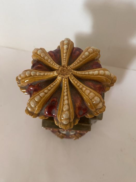 Tinteiro em faianca das caldas da Rainha