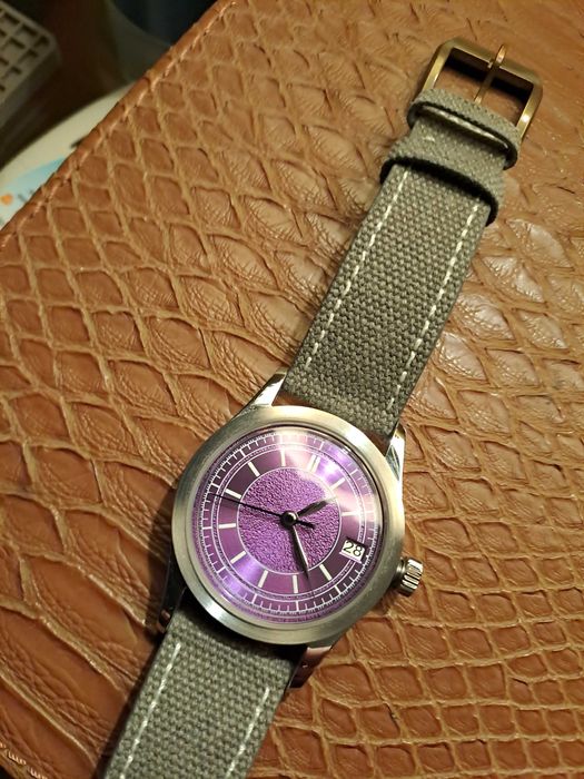 Relógio automático Boderry vintage vidro safira 38mm NOVO