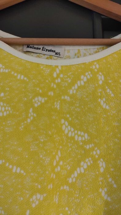 Bluzka, bufiaste rękawy M/L