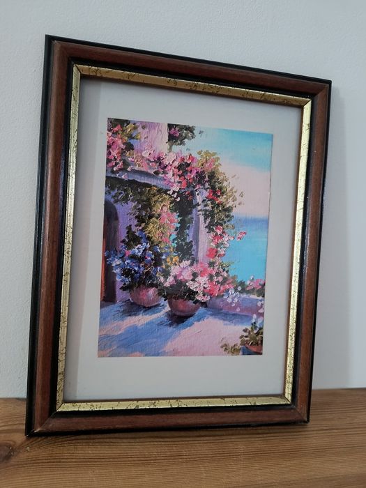 Obrazek ramka drewniana