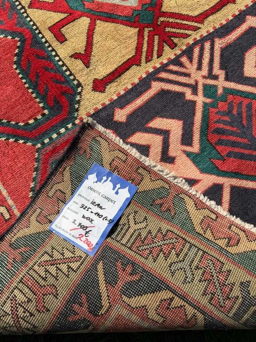 Nowy Chodnik Dywan Perski Wełniany Iran Hamadan / Kazak 325x140 gal. 11 tyś