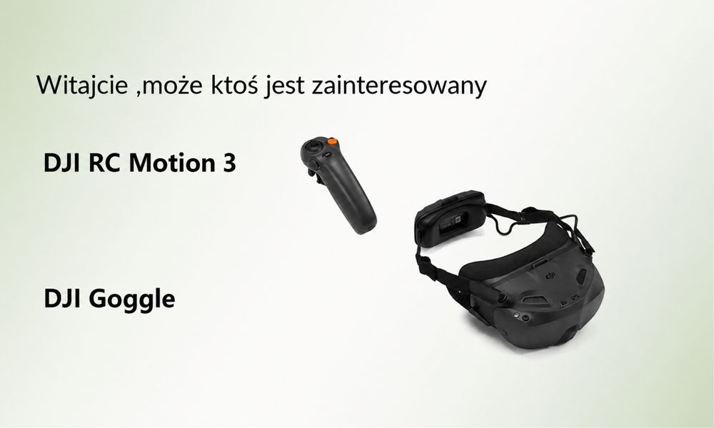 DJI RC Motion 3+ DJI Goggle N3