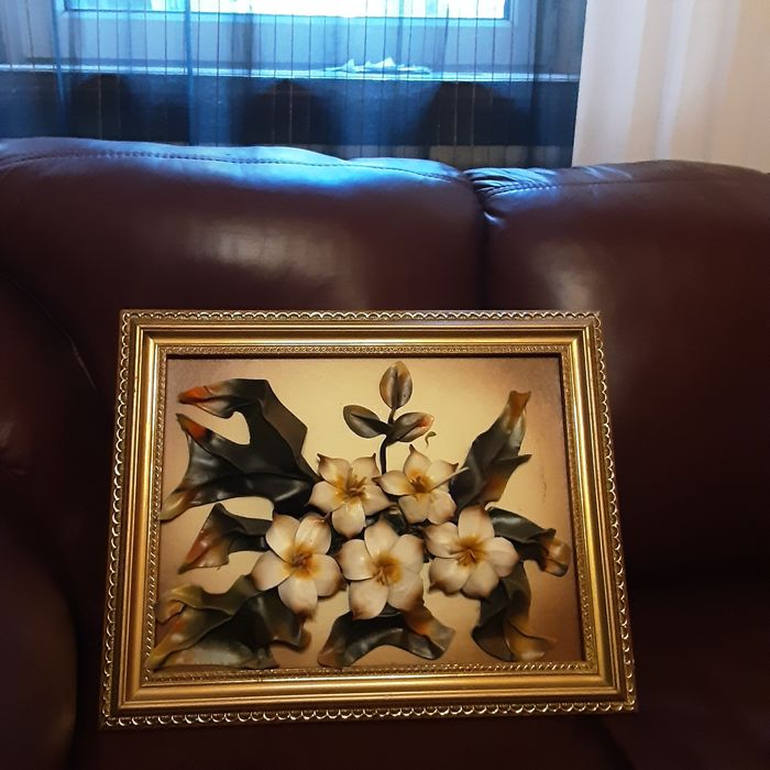 Картина маслом -кожа