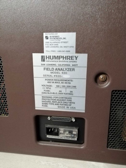Campímetro - Humphrey Field Analyzer 630
