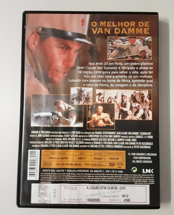 DVD a legião dos duros