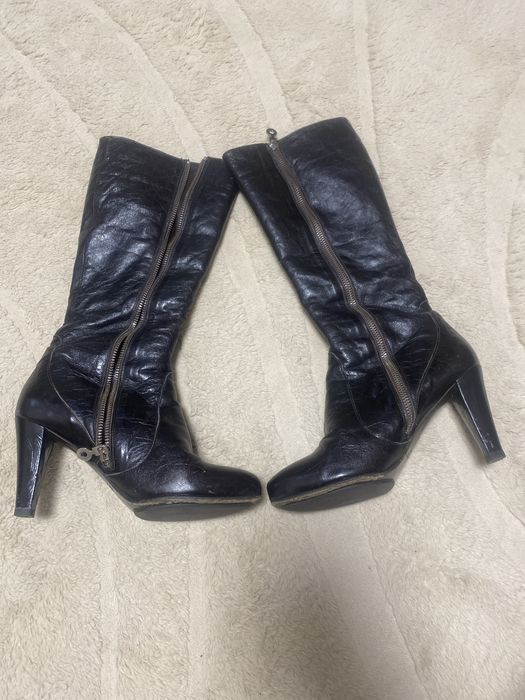Adami high-heel leather boots in size 37.5