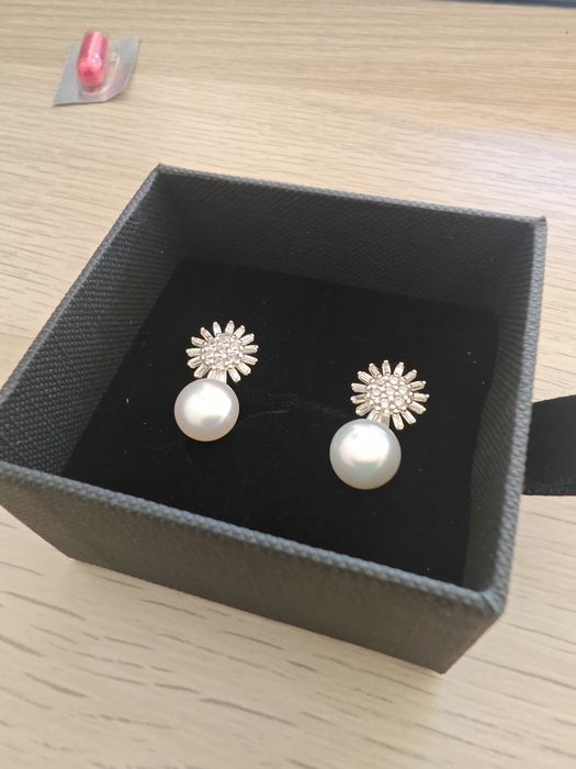 Brincos de prata 975 + Carteira