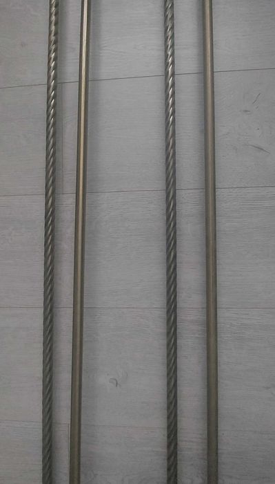 Каниз подвійний металевий