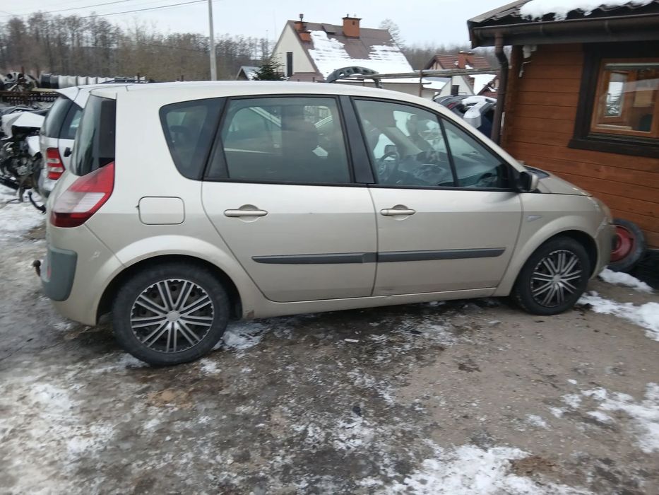Renault Scenic II  lift 1.9 dci F9q804 lakier TED11 Skrzynia ND0002   zderzak drzwi silnik   maska błotnik   fotele deska