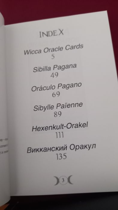 Wicca Oracle Cards 1ª Edição Original e Raro