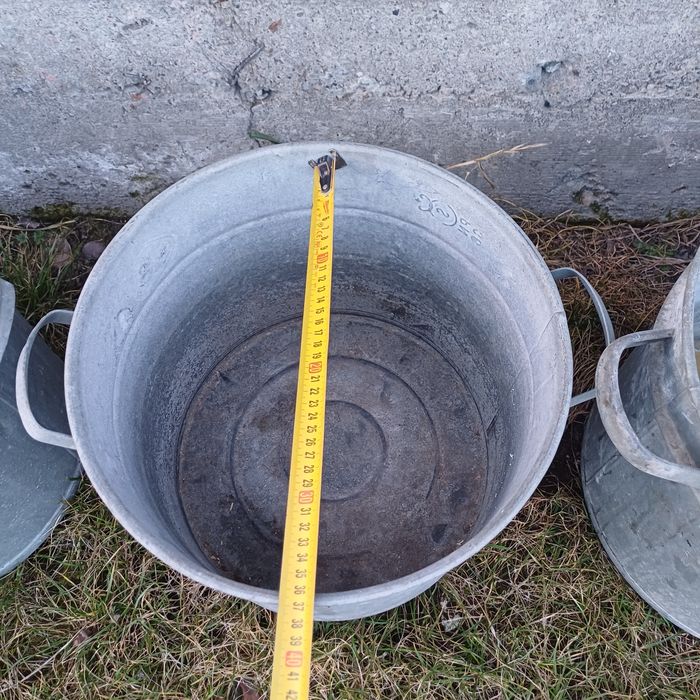Garnek gar  kociołek ocynkowany metalowy loft
