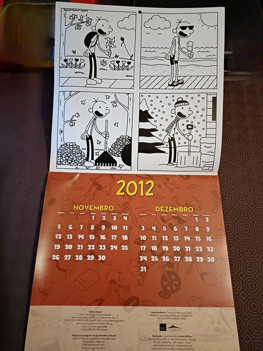 Diário de um BANANA calendário