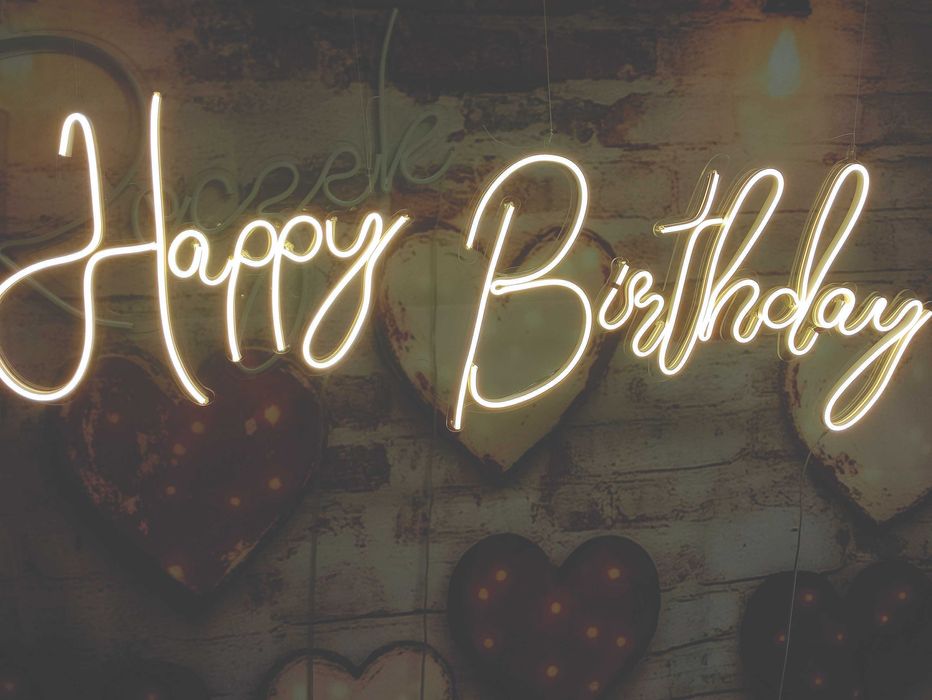 Happy Birthday neon
