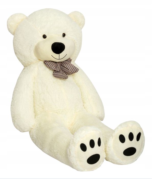 Duży Miś Misiek Pluszowy Maskotka Pluszak 140 cm Ogromny Prezent Tedbi