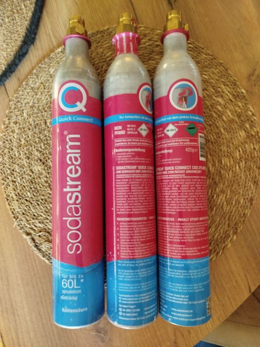 Nabój soda stream różowy pełny sodastream