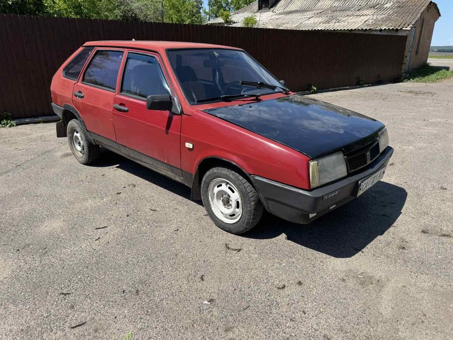 Ваз 2109  на ходу газ бензин