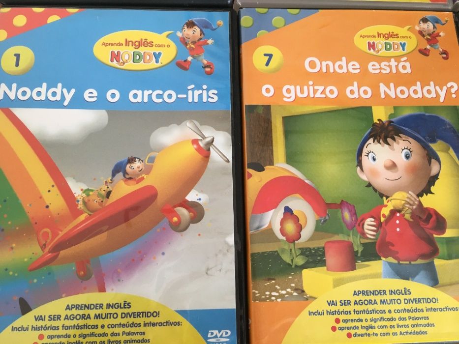 Lote de 6 DVD do Noddy = 2 €