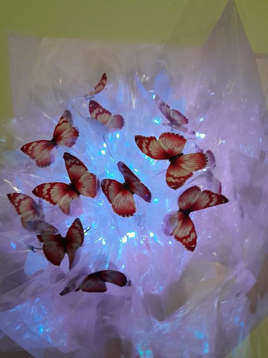 Букети з метеликів.