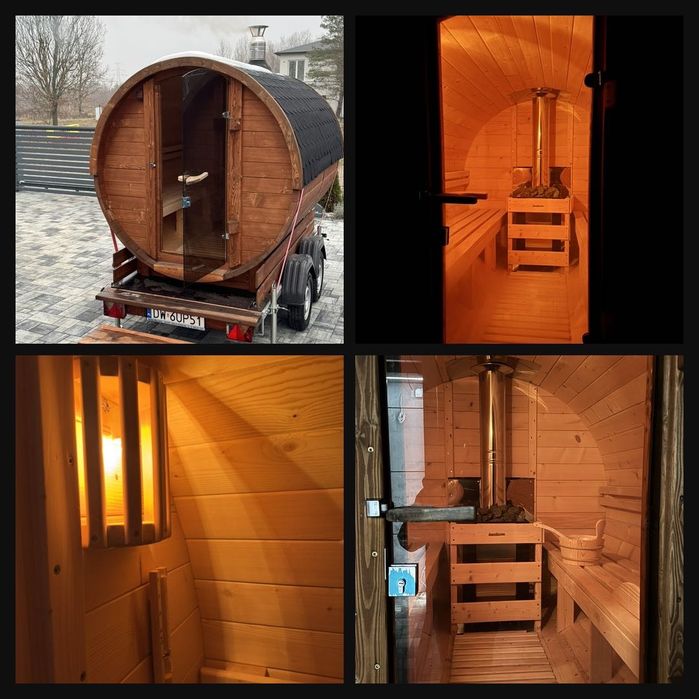 Wynajem Mobilna Sauna Balia Jacuzzi z dostawą, okazje imprezy, prezent