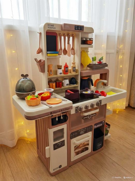 Акціяℹ️ кухня з посудом / є пар / вода / підсвічування звуки готування