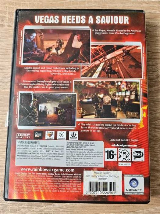 Tom Clancy’s Rainbow Six: Vegas – PC DVD-ROM