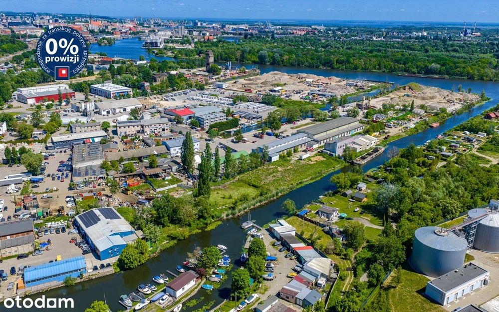 Działka przy ul.Tama Pomorzańska 13B z dostępem do nabrzeża - Widok 2