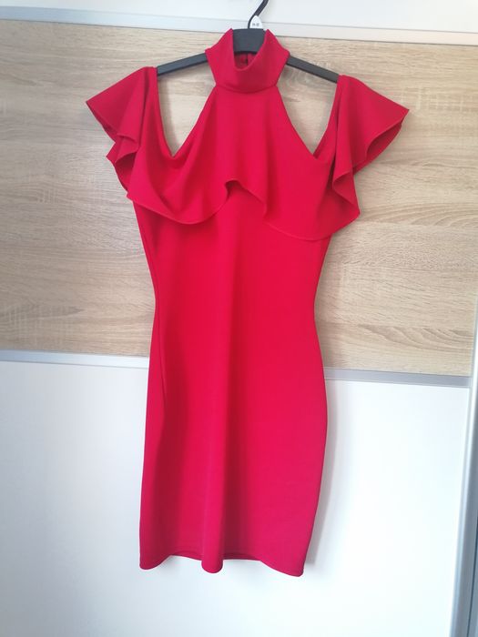 Sukienka mini czerwona