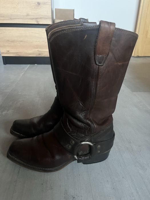 Kowbojki damskie skóra