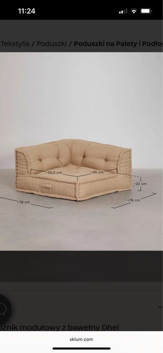 Pufy modułowe SKLUM