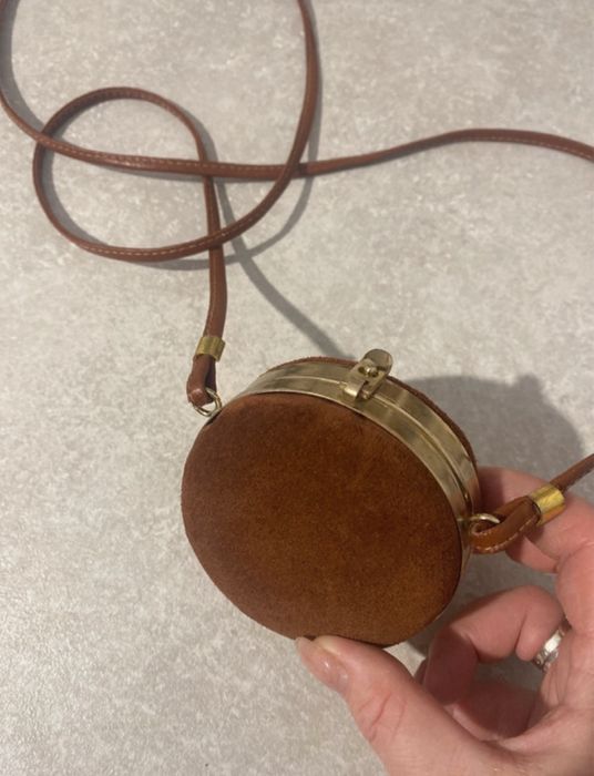 Torebka skorzana kulka