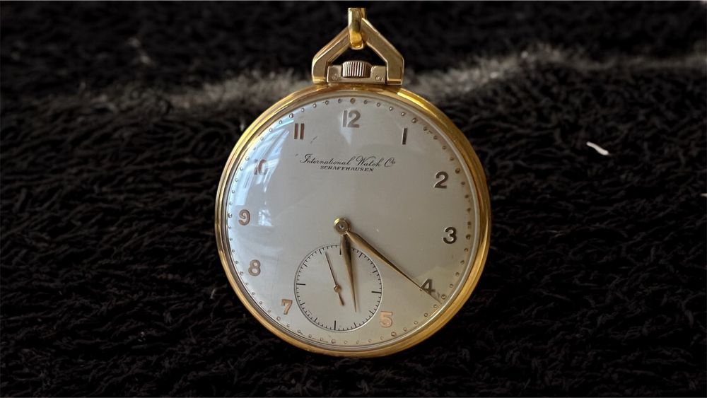 Relogio de bolso IWC em ouro
