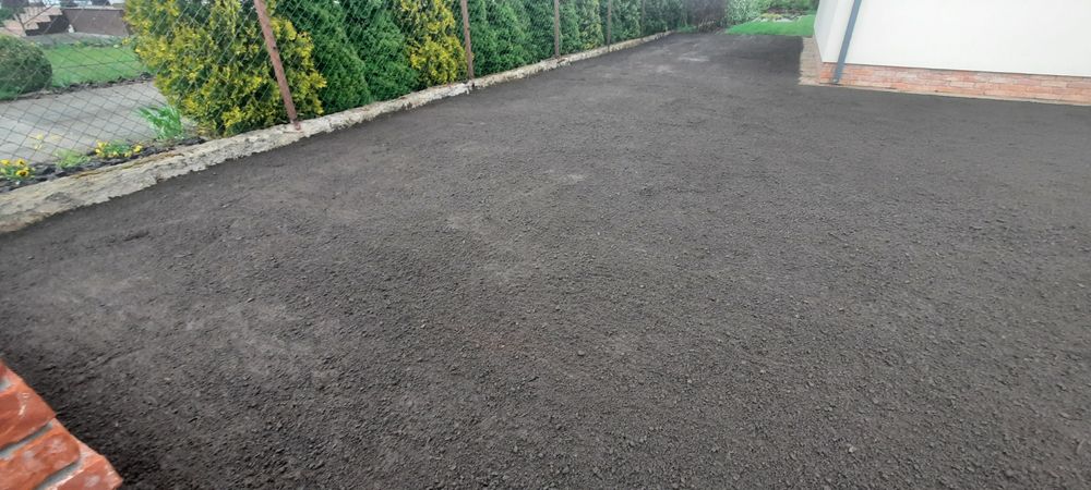 Glebogryzarka separacyjna przygotowanie  terenu pod trawnik