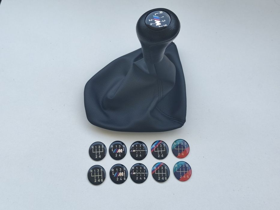 Manete Moca Manípulo Manopla Maçaneta Alavanca e Fole velocidades BMW Pele Perfurada Mate Madeira Cromada 5 6 M E90 E91 E92 E93 Serie 3 Mudanças Novo