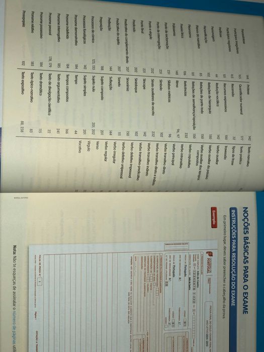 Livro preparação para Exame Nacional Português9º ano(portes incluídos)