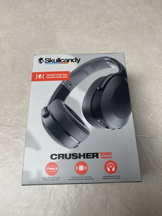 Skullcandy crusher evo słuchawki nauszne bezprzewodowe