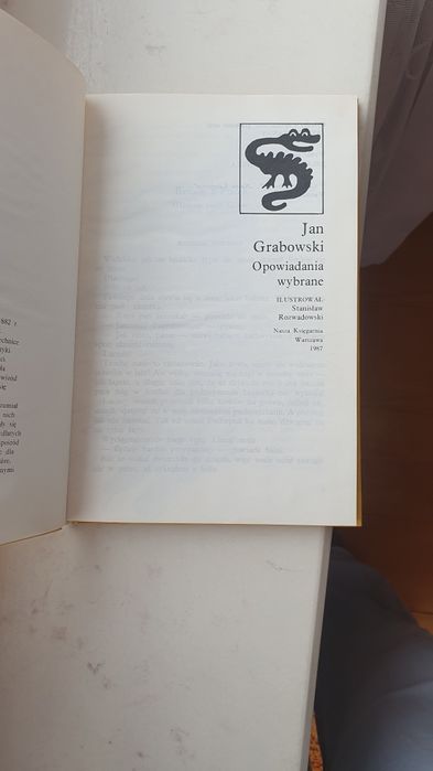 Książka Opowiadania wybrane Jan Grabowski