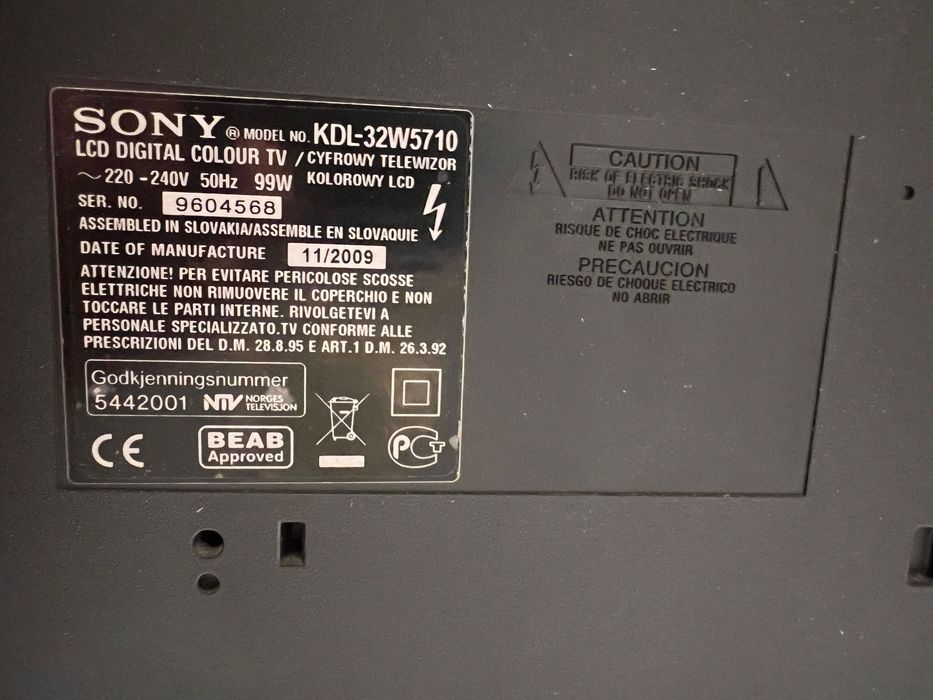Telewizor Sony KDL-32W5710