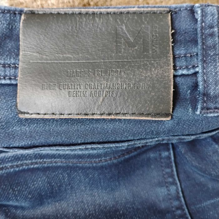 Spodnie męskie typu jeans Marcus rozmiar L; kolor granatowy