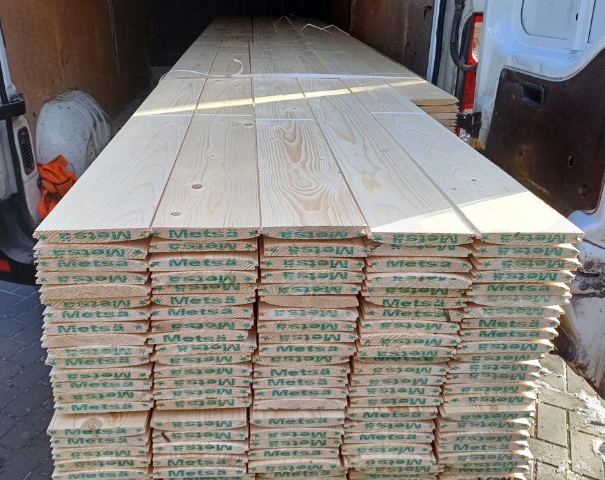 Podbitka boazeria półbal szalówka deska elewacyjna tarasowa heblowana