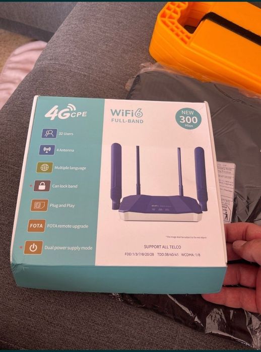 Маршрутизатор TIANJIE 4G LTE WiFi 6 з підтримкою SIM карт